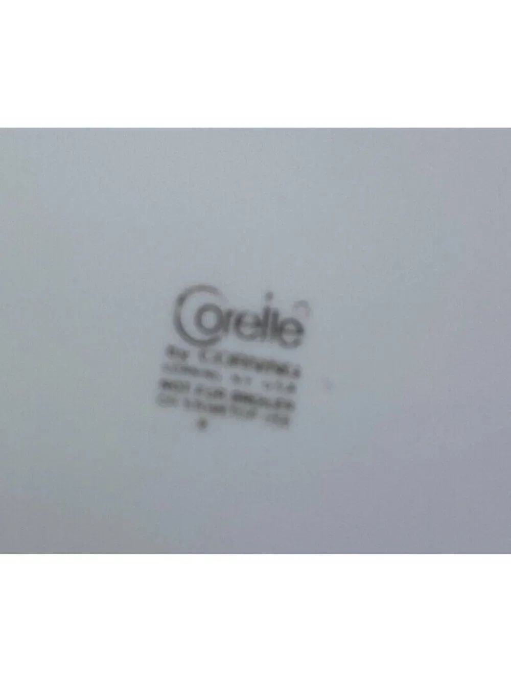 Corelle plates not